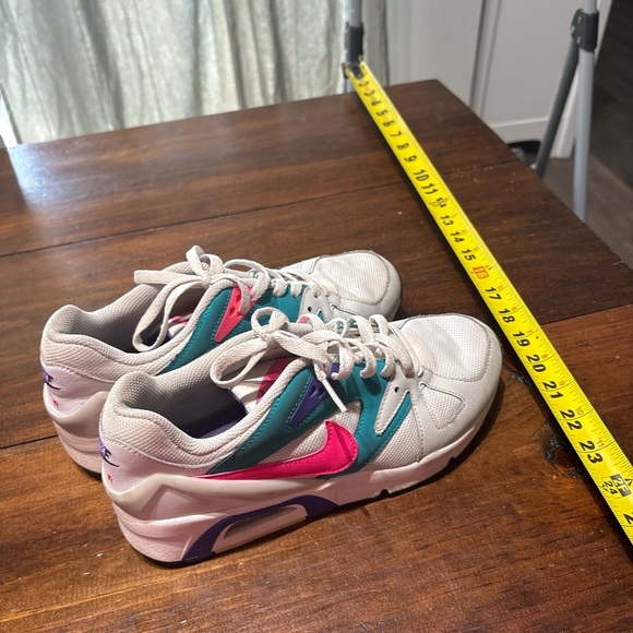 Nike Pink and Blue Sneakers with Chunky Design - Picture 3 of 3